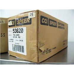 Box of Speer 9mm Luger 147 Gr. TMJ cartridges (94)