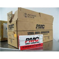 Box of twenty 20 count PMC Target Ammunition 7.62 x 39 122 Gr. FMS cartridges (94)