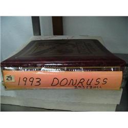 3-ring spiral binder of 1993 Donruss Baseball Cards (94)