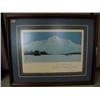 Image 1 : Framed, signed John Van Zyle "Spinster's Pioneer Peak"- not numbered (85)