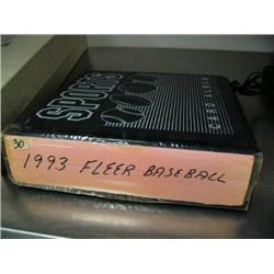 3-ring spiral binder of 1993 Flerr Baseball Cards (94)