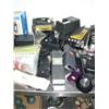 Image 3 : Lot of: 9 cameras; stereo cassette player; flash attachments; and various related items (94)