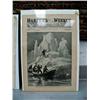 Image 4 : Lot of 3 pictorials from Harper's Weekly 1886 regarding Alaskan Native life (86)