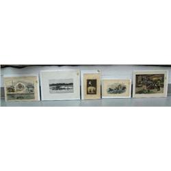 Lot of 5 colored pictorials of Alaskan Native and life (86)