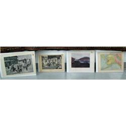 Lot of 4 Alaskan Native pictorials from various newspapers 1800's (86)