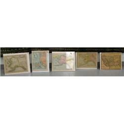 Lot of 4 colored, antique photographs of Alaska (86)