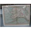 Image 2 : Lot of 4 antique, colored, old maps of Alaska (86)
