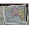 Image 3 : Lot of 4 antique, colored, old maps of Alaska (86)