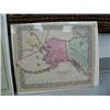 Image 5 : Lot of 4 antique, colored, old maps of Alaska (86)