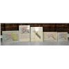 Image 1 : Lot of 5 colored, old, antique maps of Alaska (86)