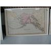 Image 5 : Lot of 5 colored, old, antique maps of Alaska (86)