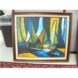 Original oil signed by Candida (700)