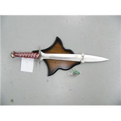 CHOICE on 6 Excalibur Stainless Steel blade, Double edged, Bronze solid metal hilts swords with wood