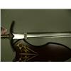 Image 4 : CHOICE on 6 Excalibur Stainless Steel blade, Double edged, Bronze solid metal hilts swords with wood