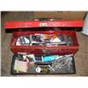 Image 4 : Lot of: nails, red tool box with various tools, ropes, etc. (104)
