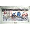 Image 1 : Signed and numbered hockey print- signed by 3 different hockey players (101)