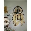Image 3 : Lot of: 2 dreamcatchers; "Gone Fishing" welcome sign; metal bear welcome sign (104)