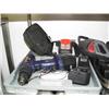Image 2 : Lot of: 4-1/2" angle grinder, 1/2" air impact wrench, Craftsman stapler, Black & Decker Bull's Eye s