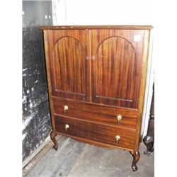 Queen Anne legs high boy chest ca. 1920 American (101)