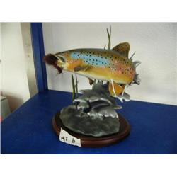 CHOICE on 7 sculptures: Franz Dutzler "Noble Brown"- trout (104)