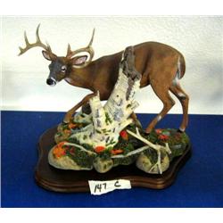 CHOICE on 7 sculptures: Nick Bibby "One More Step"- white-tailed deer (104)