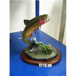 CHOICE on 7 sculptures: Franz Dutzler "Colorado Sunset"- trout (104)