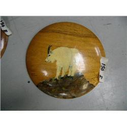 CHOICE on 9 painted wood plaques by Betty Morhison signed: caribou (104)