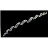 Image 1 : Diamond Bracelet 10 K yellow gold- diamonds are full and baguette cut, approx. 0.50 carats- estimate