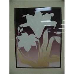 Signed and numbered print "Tiger Lily"