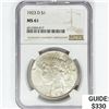 Image 1 : 1923-D Silver Peace Dollar NGC MS61