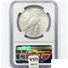 Image 2 : 1923-D Silver Peace Dollar NGC MS61