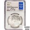Image 1 : 1884-O Morgan Silver Dollar Moy Signed NGC MS64