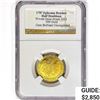 Image 1 : 2011 Ephraim Half Doubloon .418oz. Gold NGC BU PI
