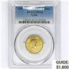 Image 1 : 1916 5 Pesos .24oz Cuban Gold PCGS MS62