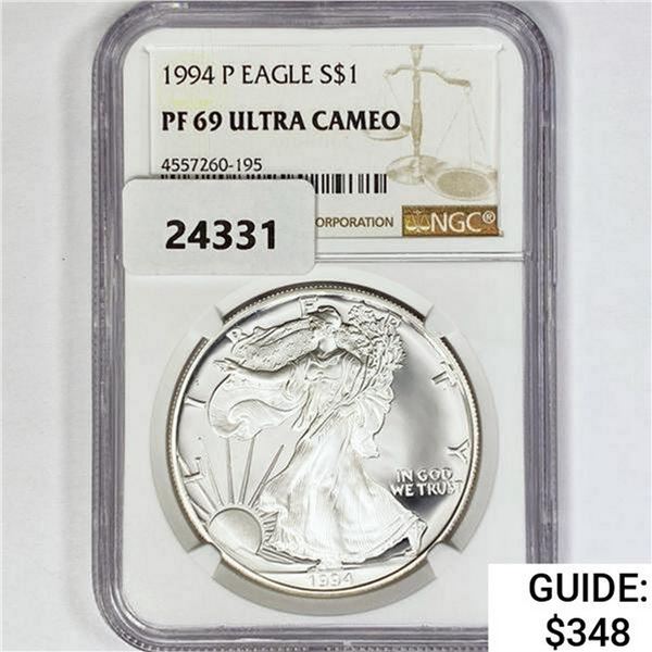 1994-P American Silver Eagle NGC PF69 UC