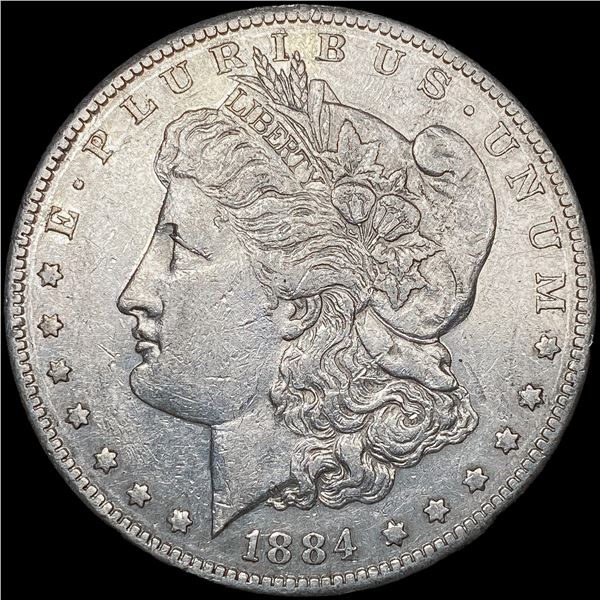 1884-S Morgan Silver Dollar NEARLY UNCIRCULATED
