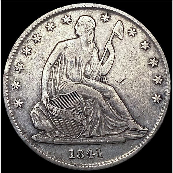 1841-O Seated Liberty Half Dollar LIGHTLY CIRCULAT