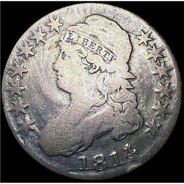 1814/13 Capped Bust Half Dollar NICELY CIRCULATED