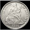 Image 1 : 1876-CC Seated Liberty Dime LIGHTLY CIRCULATED