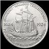 Image 2 : 1924 Huguenot Half Dollar CLOSELY UNCIRCULATED