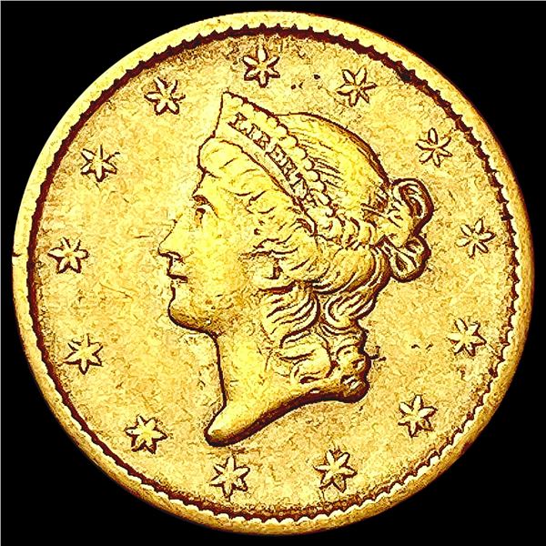 1852 Rare Gold Dollar CLOSELY UNCIRCULATED