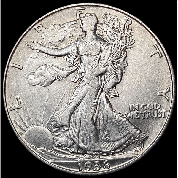 1936-D Walking Liberty Half Dollar CLOSELY UNCIRCU