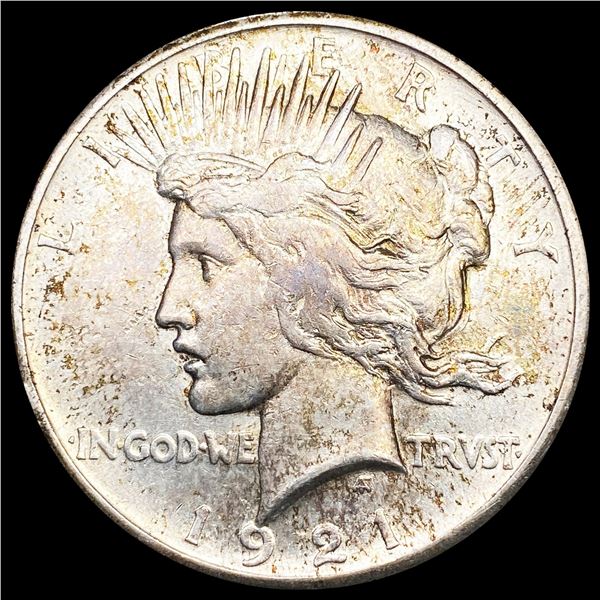 1921 Silver Peace Dollar ABOUT UNCIRCULATED