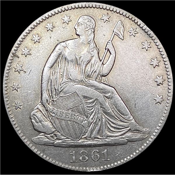 1861-O Seated Liberty Half Dollar NICELY CIRCULATE