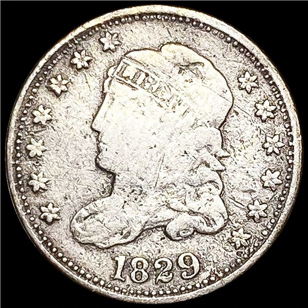 1829 Capped Bust Half Dime NICELY CIRCULATED