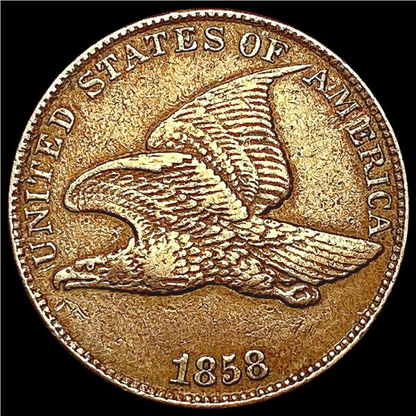 1858 Flying Eagle Cent CLOSELY UNCIRCULATED