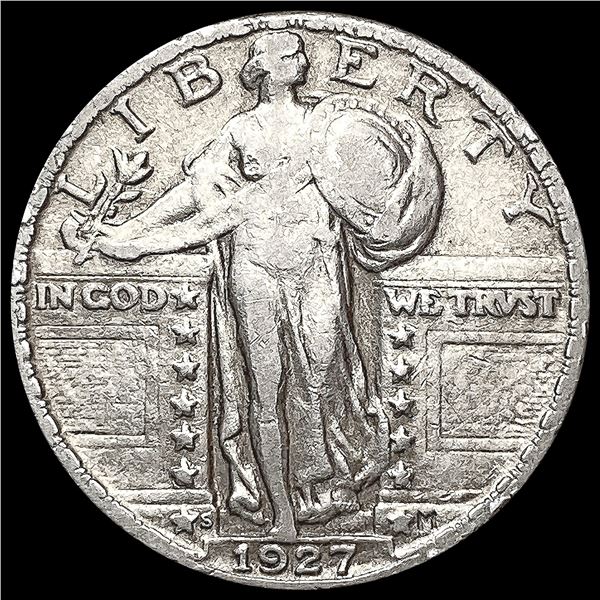 1927-S Standing Liberty Quarter LIGHTLY CIRCULATED