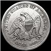 Image 2 : 1857 Seated Liberty Quarter CLOSELY UNCIRCULATED