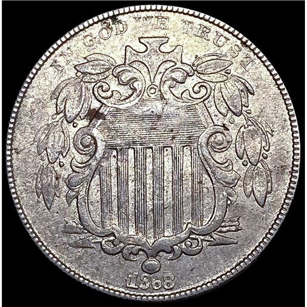 1868 Shield Nickel CLOSELY UNCIRCULATED