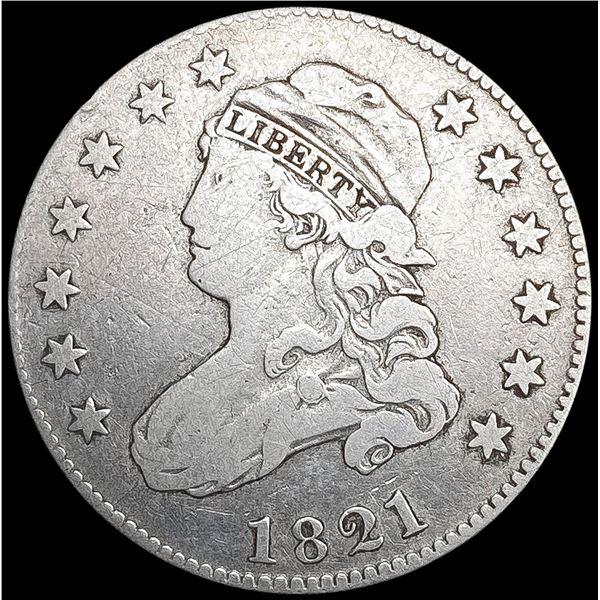 1821 Capped Bust Quarter NICELY CIRCULATED